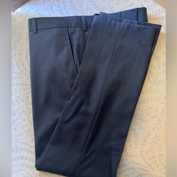 “Without Prejudice” KILBURN SLIM FIT BLUE WOOL MEN SUIT - Picture 13 of 16